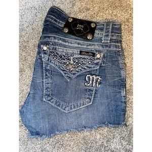 Blue Jean Miss Me Shorts